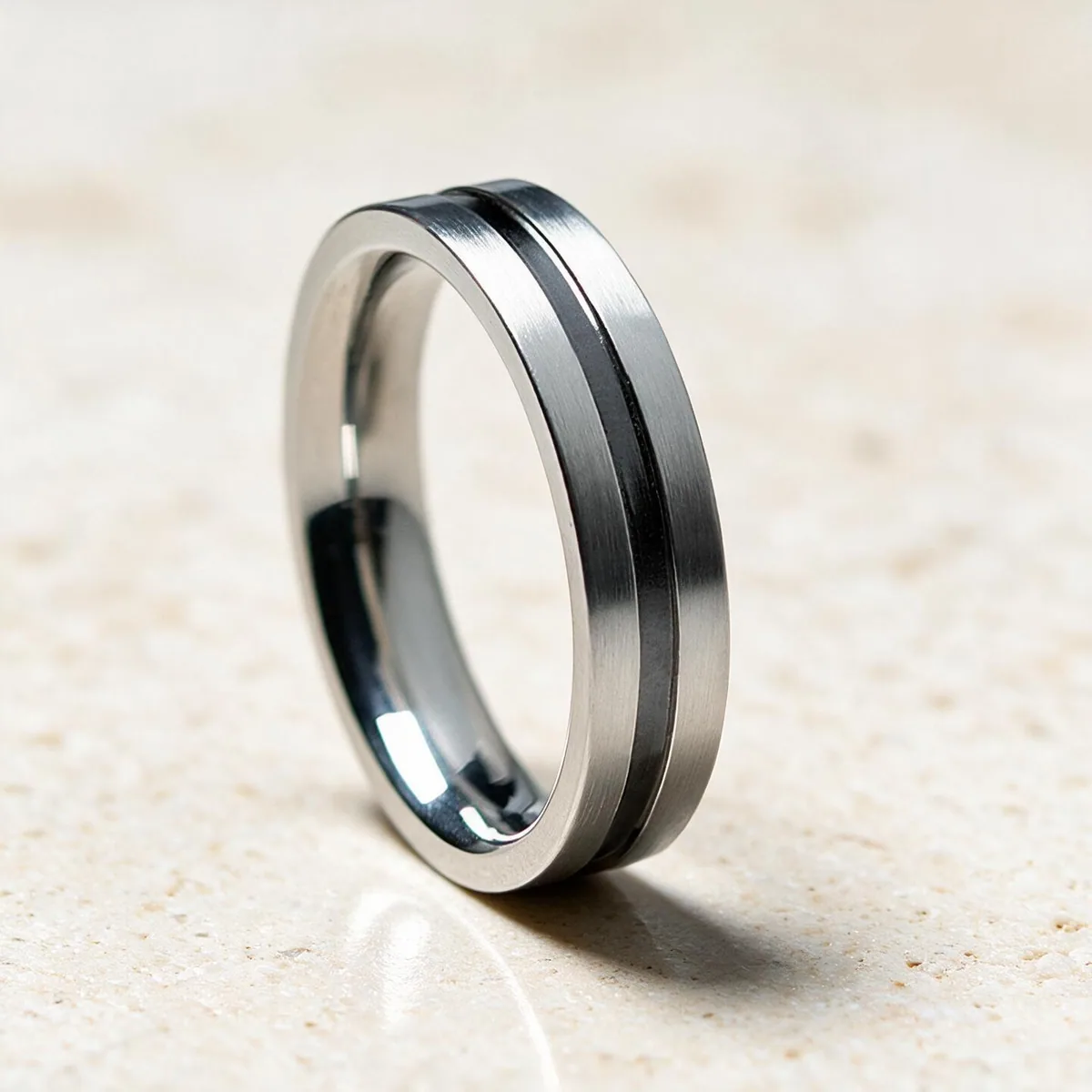 Anillos de acero para hombre